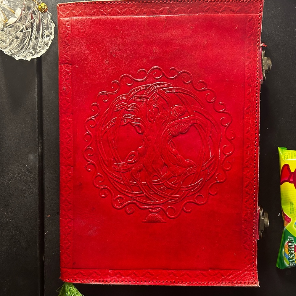 Real Leather Spellbook/journal